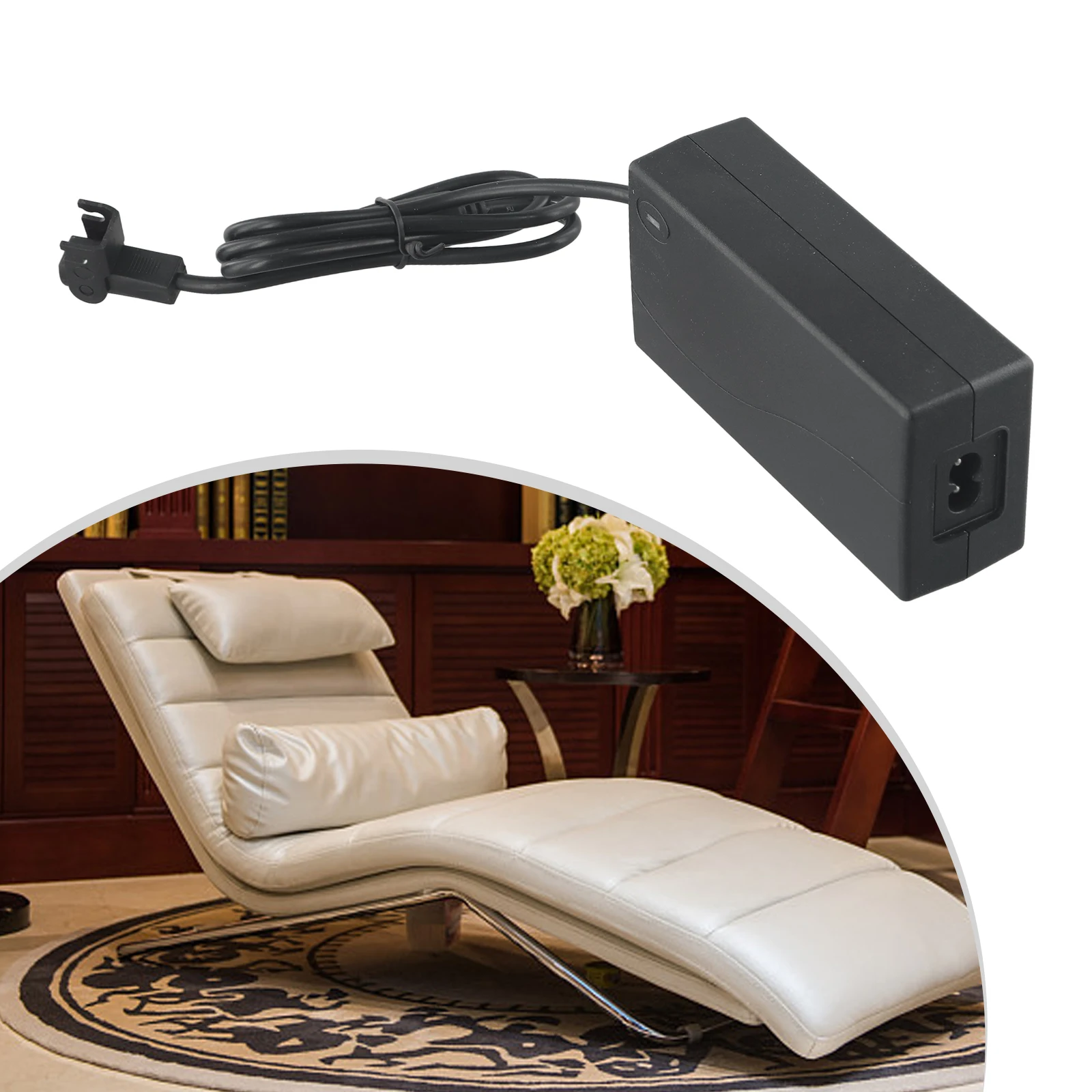 29V 2.0A DC Power Adapter for Electric Recliner Sofa or Chair with 58W Capacity and Wide Operating Voltage Compatibility