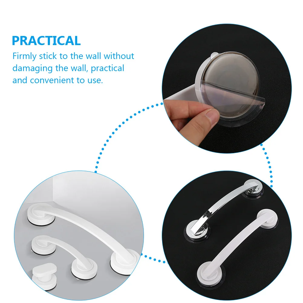 

Punch Free Suction Cup Shower Handle High-Composite Durable Bathroom Grab Bars for Elderly Shower Support Handles Safety Balance