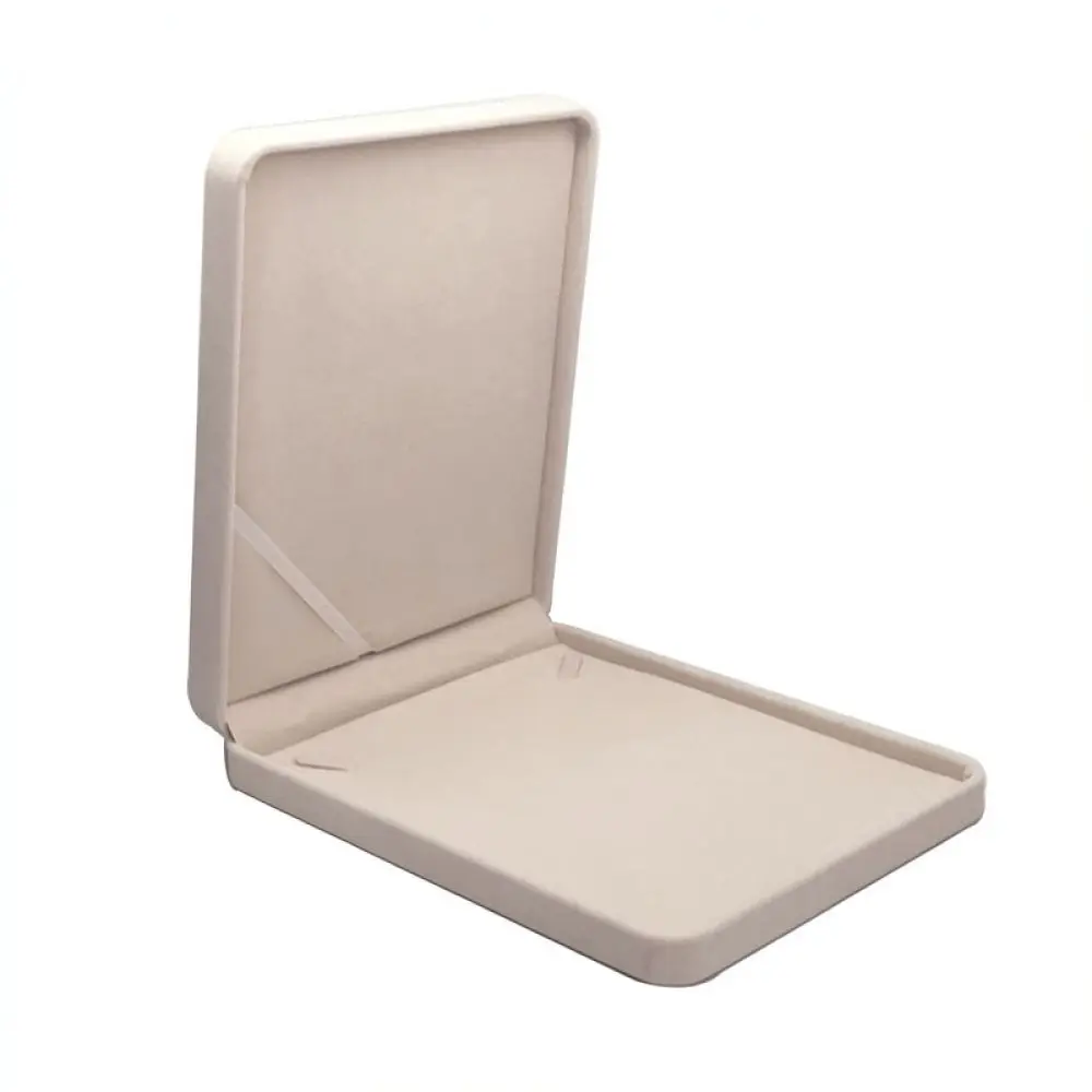 European Jewelry Storage Box Velvet Necklace Display Case Organizer For Medals Badges Elegant Gift Packaging Holder