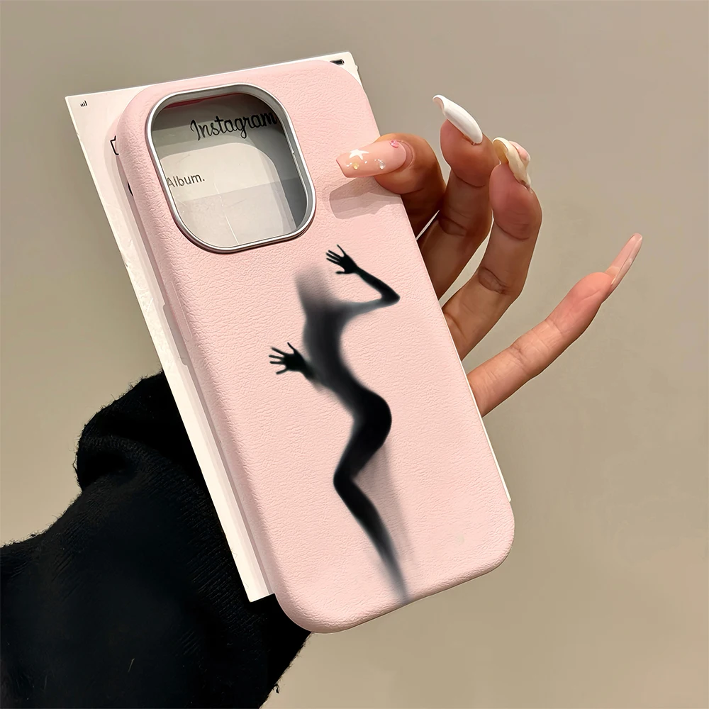 

Abstract Shadow Phone Case For Xiaomi Redmi Note 14 Pro Cases Redmi Note 13 12 Pro 15C 14C 13C 4G 5G Shockproof Leather Funda