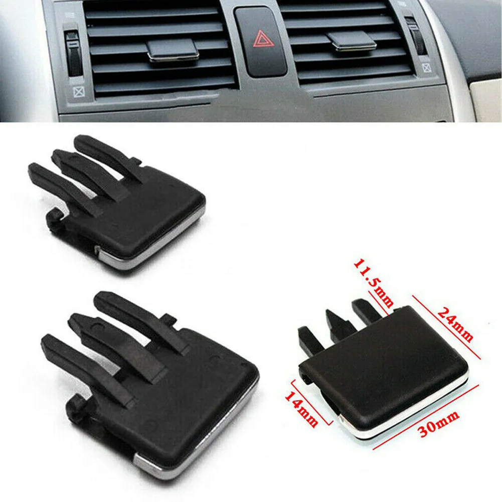 8Pcs Air Vent Clips Car Air Conditioning Vent Louvre Blade Adjustable Slice Clamp For Toyota For Corolla