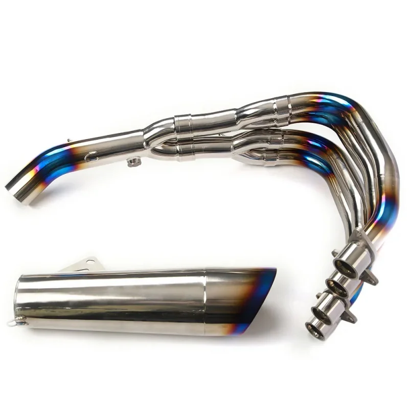 

Stainless Steel 304 Motorcycle Exhaust System with Muffler Exhaust Pipe Fit for Kawasaki ZX4RR ZX-4RR 2023 2024