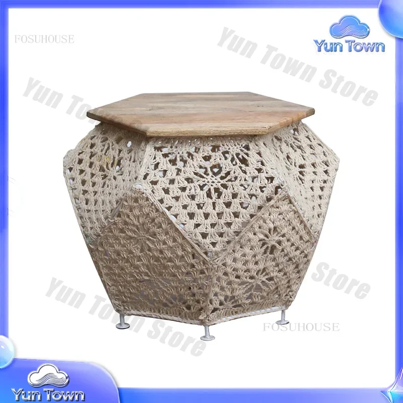 Wood Coffee Table for Living Room Sofa Restaurant Household Furniture Side Table Small Apartment Homestay Hotel Tea Table
