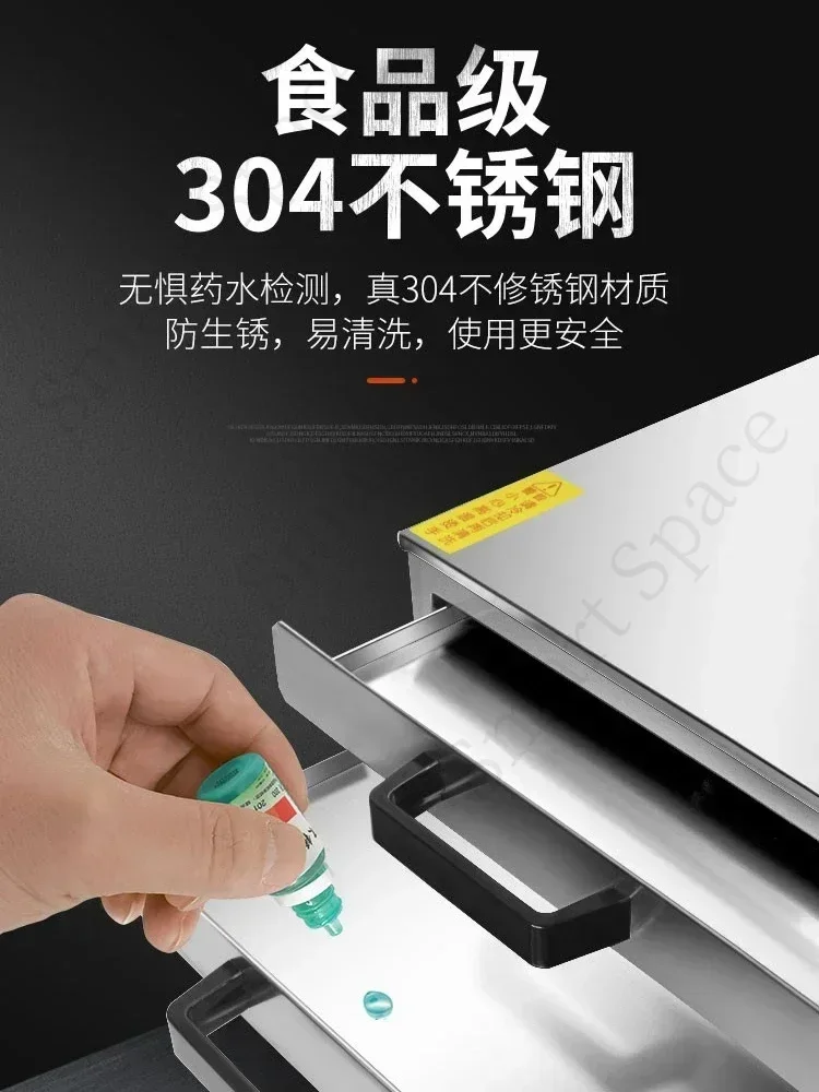 ماكينة شعيرية من الفولاذ المقاوم للصدأ 304 صغيرة الحجم مع صندوق باخرة.