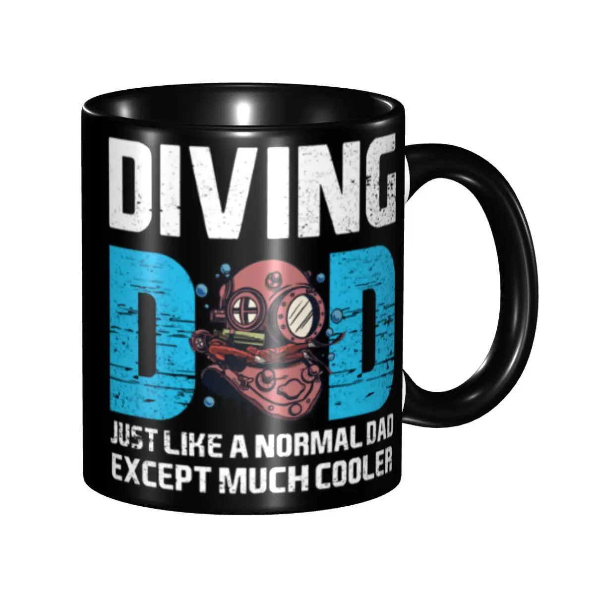 

Scuba Diving Vintage Underwater Sayings Mug Personalized Ceramic Coffee Mug Creative Present