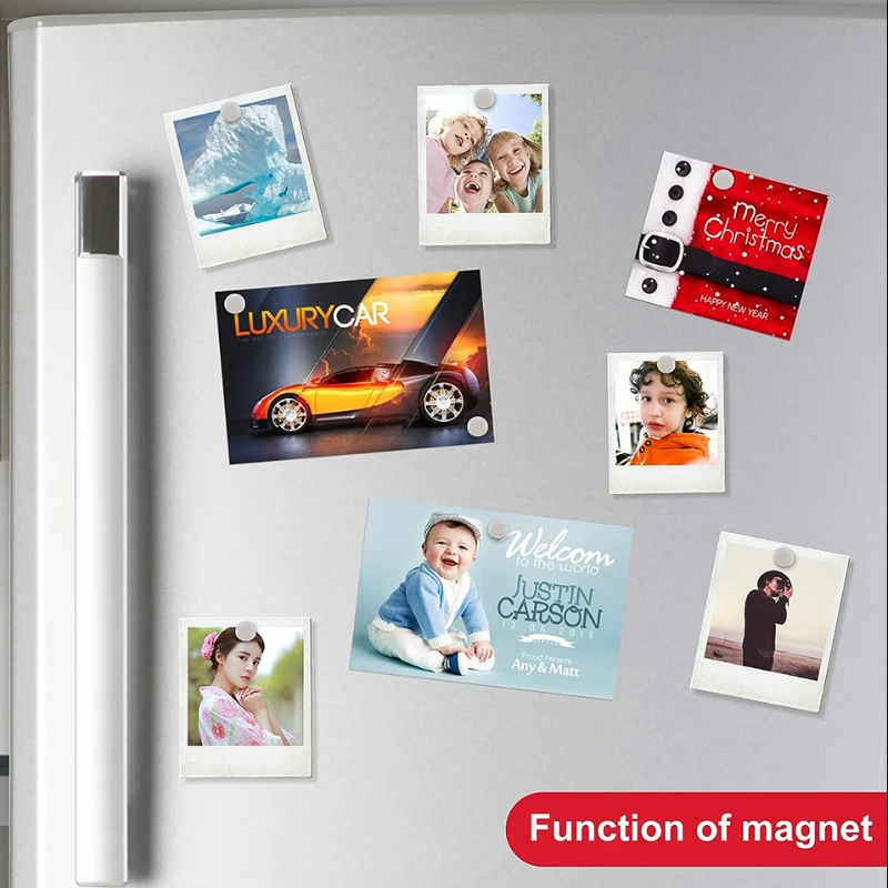 10mm NdFeB Magnetic Iron Absorbent Permanent Magnet DIY Fridge Sticker Magnet Round Magnet Sheet for Craft and Office Magnets