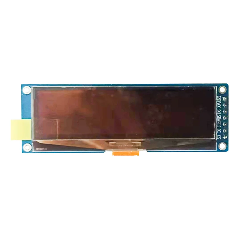 2.7 Inch OLED Monochrome LCD Display Module 256*64 Supports SPI 7Pin SSD1322 DC 3.3V With Pins Soldered / No Pins