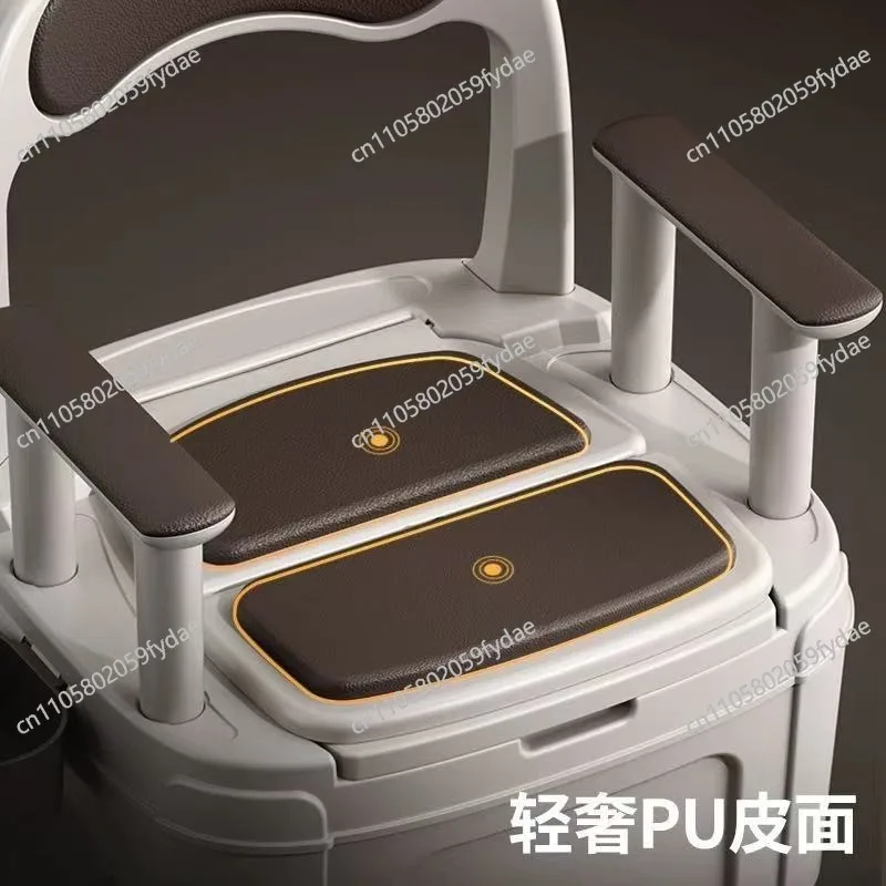Removable Toilet Pregnant Women Bedside Toilet Adult Deodorant Toilet Chair Indoor Spittoon Portable