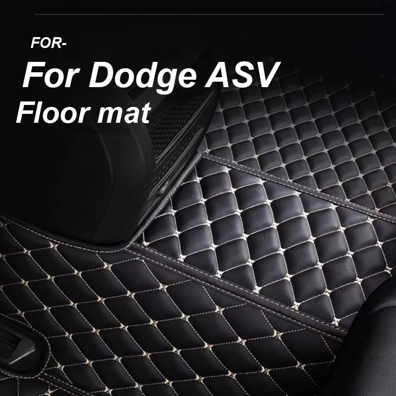 

LUXURY Car Floor Mats For Dodge ASV Ram 1500 DT 2019~2022 Anti-dirt Carpets Leather Floor Mat Rugs Pad Interior Car Accessories