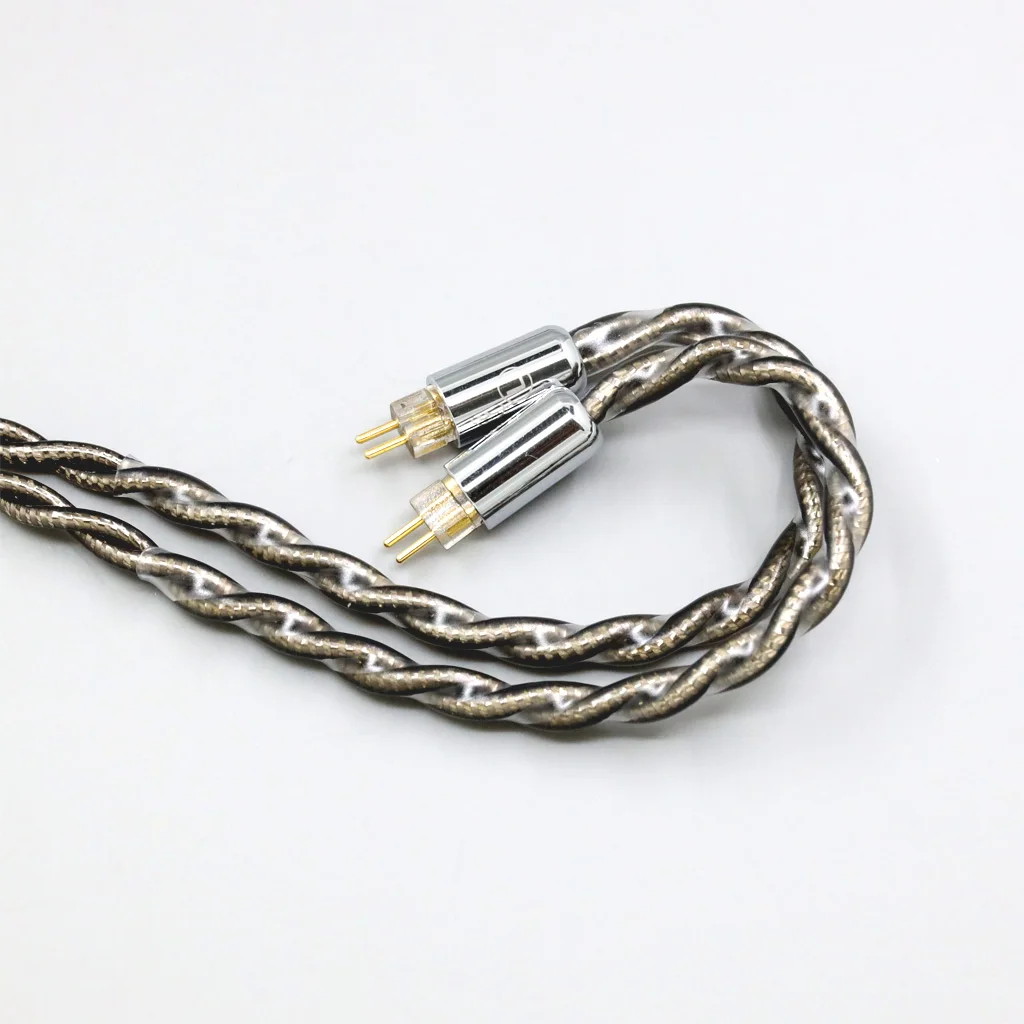 99% Pure Silver Palladium + Graphene Gold Earphone Cable For 0.78mm 2pin BA  W4r UM3X UM3RC JH13 High Step LN008207