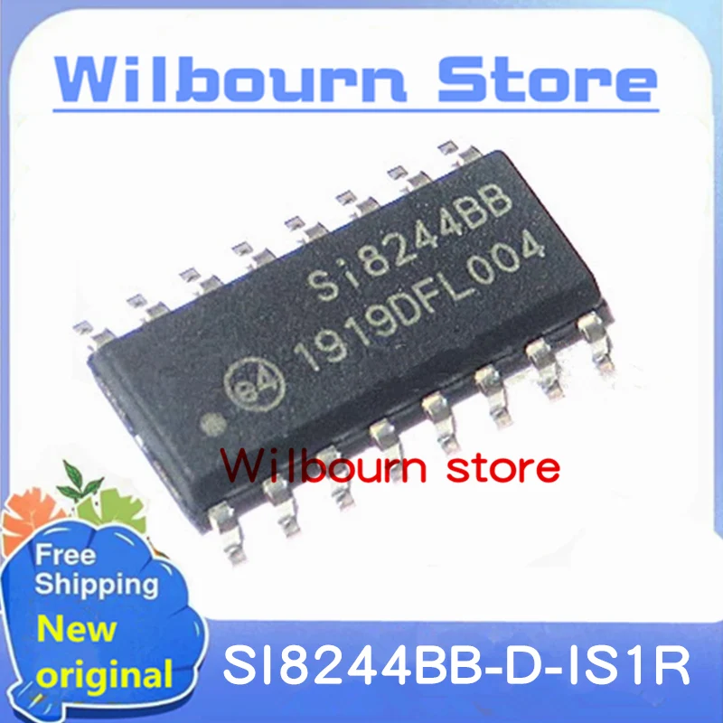 5PCS~20PCS/LOT SI8244BB SI8244BB-D SI8244BB-D-IS1 SI8244BB-D-IS1R SOP16 100% New Spot stock