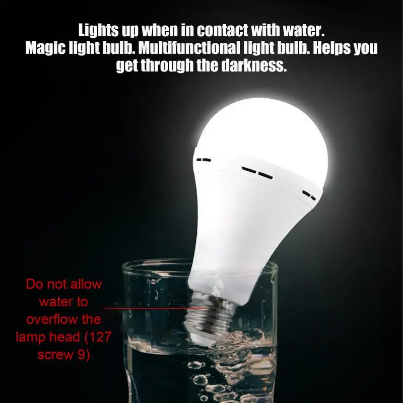 Rechargeable Light Bulbs Portable LED Rechargeable Night Light Waterproof Super Bright Tent Light 800mah Bedroom Lights Outdoor