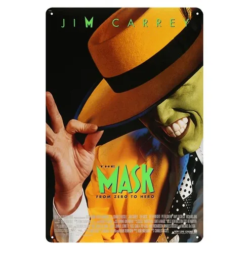 The Mask Movie Metal Poster Tin Sign  Collectable Plaque