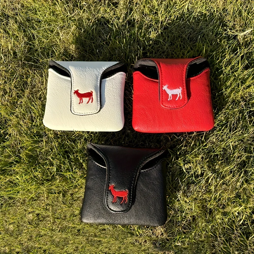 الماعز رقم. غطاء مضرب PU بنمط 23 مع إغلاق مغناطيسي، غطاء مضرب مقاوم للماء ومقاوم للاهتراء ومتين، ملحقات الجولف،