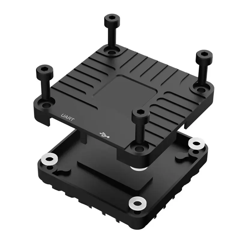 b29c-アルミニウム製パーツ、レンズヒートシンクユニットケース、広角145-°-dji-o4エアカメラvtxシステム用fov