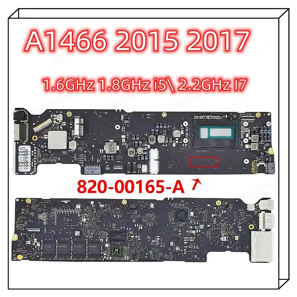 Teste a1466 carte logic I5 i7 4gb 8gb pour MacBook Air 13 polegadas a1466 carte mère compatível 2013 2014 820 - 3437 - B 2015 2017