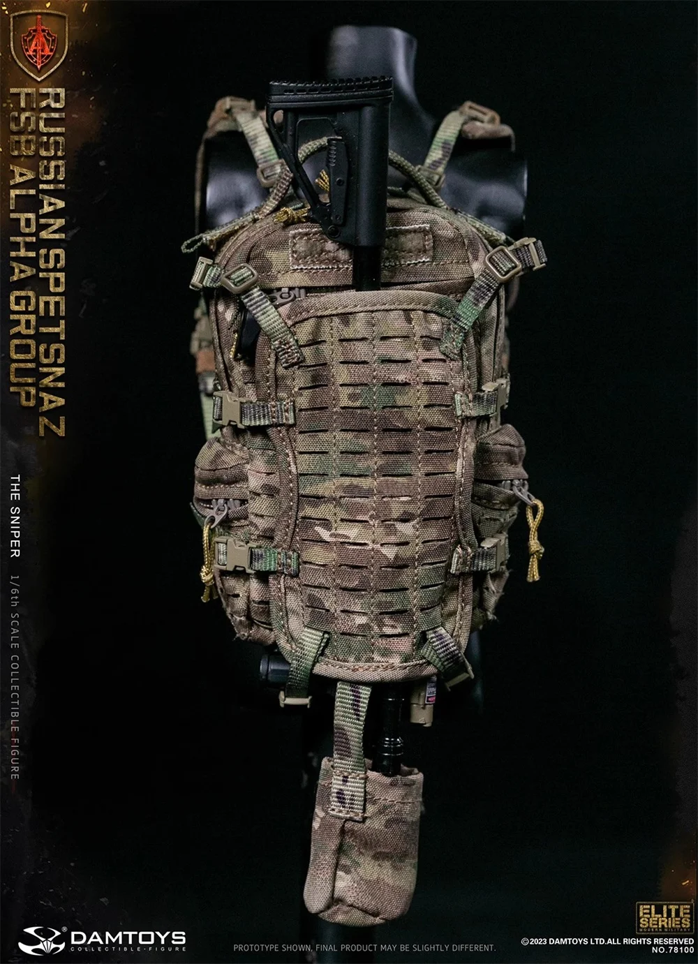 

1/6 DAMTOYS DAM 78100 The Russian Action Figure Sniper Toys Model Backpack Bags Headgear Accessories For 12" Scene Component DIY