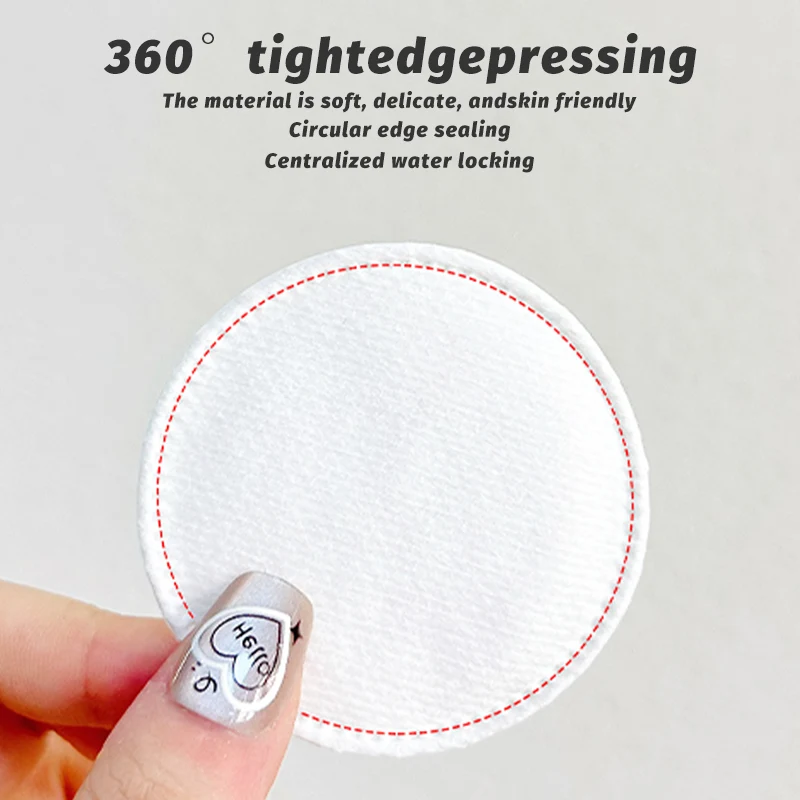 200 Uds. Almohadilla de algodón redonda suave y transpirable, almohadilla de algodón de doble cara, limpieza facial diaria y eliminación de maquillaje, ideal para trave