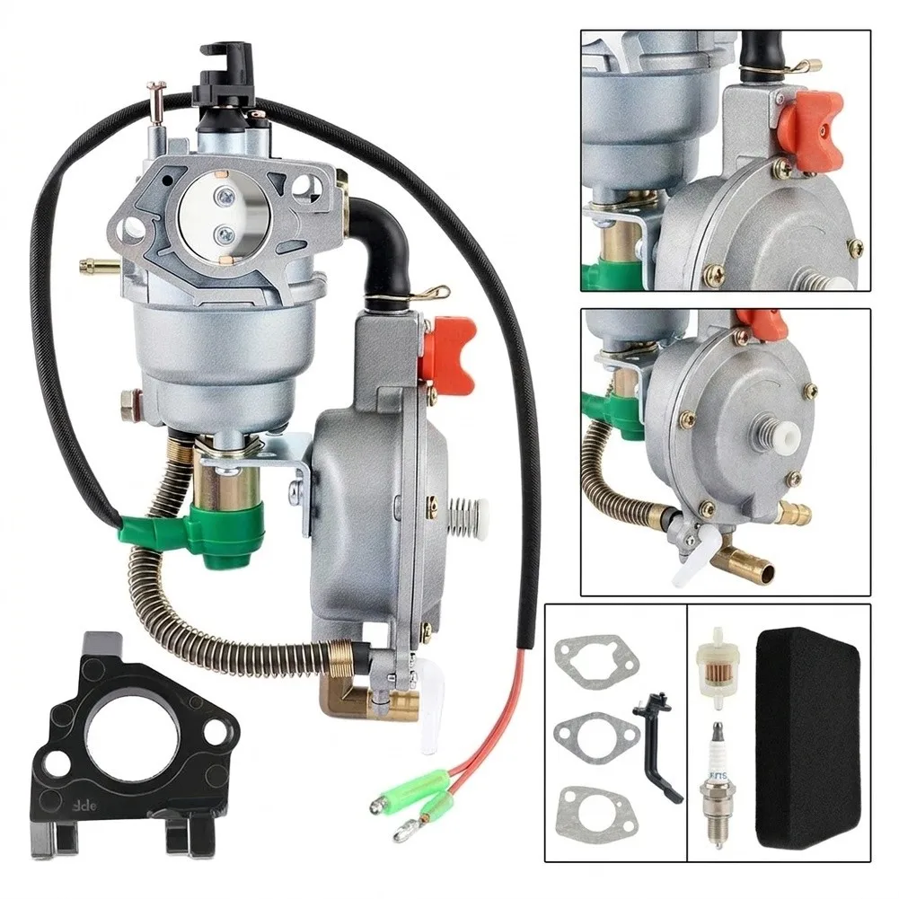 Carburetor Kit for LPG and Natural Dual Conversion for 4 5 kW to 10 kW Generators Supporting for flexible Fuel Options