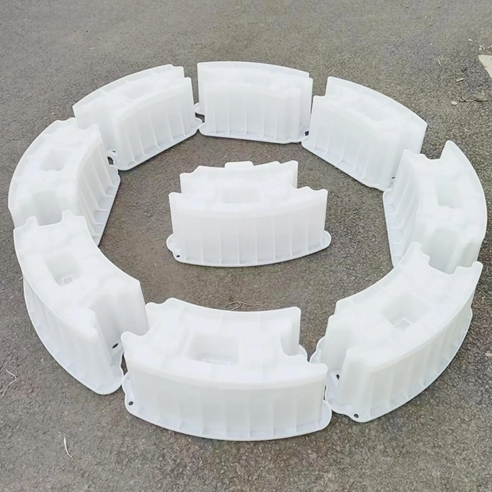 Engineering Shaft Wall Brick Block Mold Multifunctional Cement Column Mold for Garden Yard Decoration