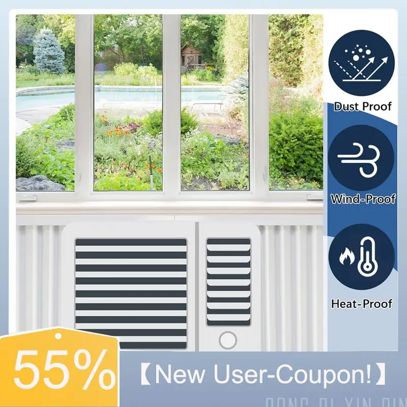 

【Fast Delivery】Window AC Side Insulation Panels With Adjustable Frame For 5000 To 20000 BTU Units