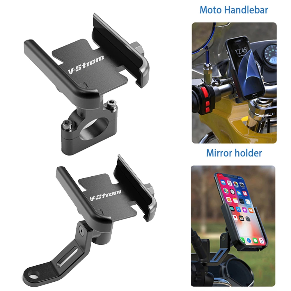 For Vstrom DL 250 650 1000 Xt V Strom 650Xt Dl1000 Dl650 Handlebar Mobile Phone Holder GPS Bracket Motorcycle Accessories