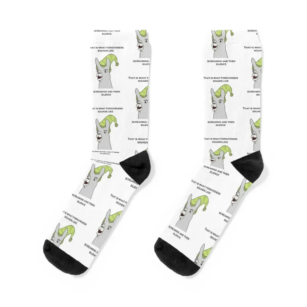 

Llamas with Hats - That is what forgiveness sounds like Socks kawaii funny sock funny gift kids Socks Ladies Men's