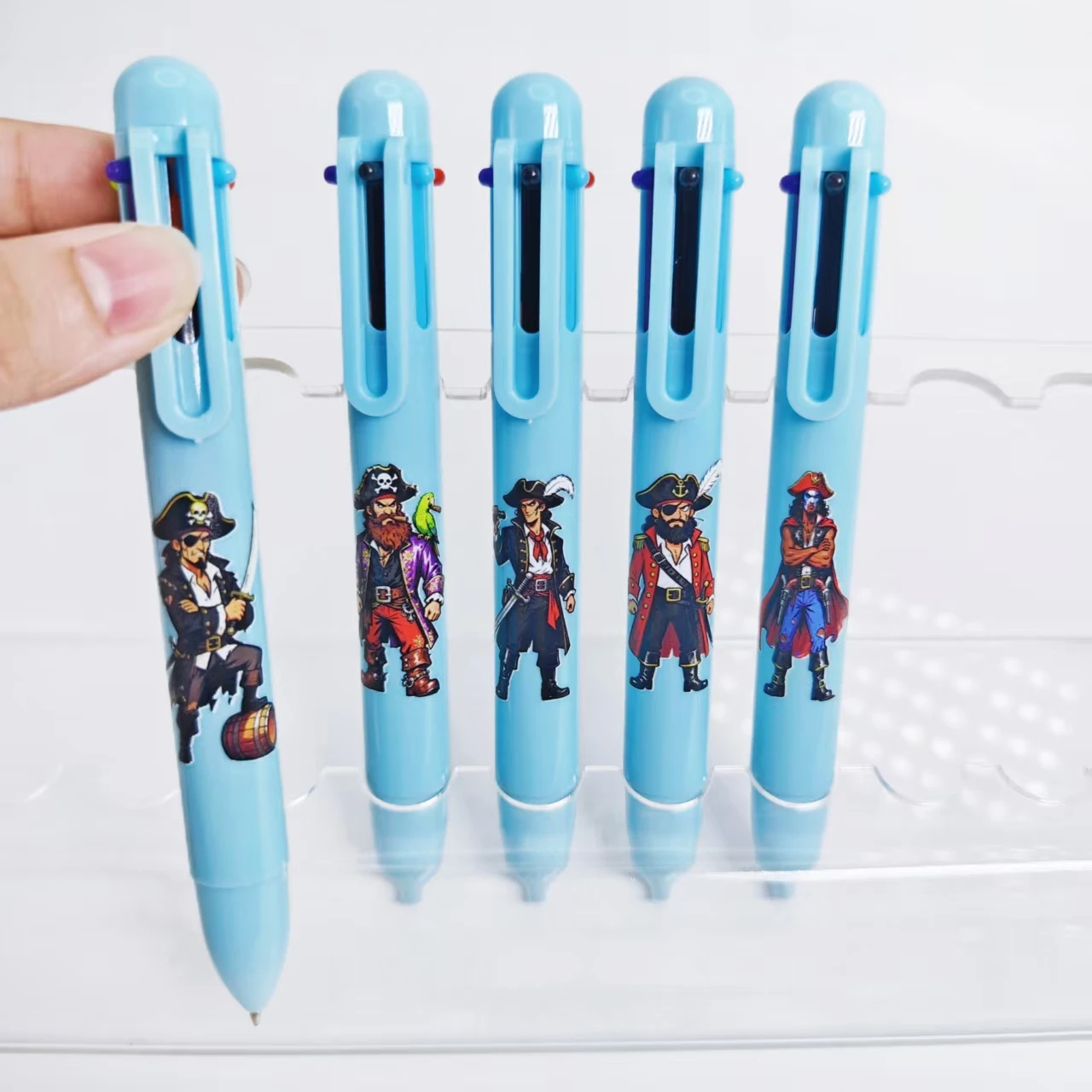 

9/15 шт. разноцветная шариковая ручка с тематикой пиратского капитана для ежедневного офиса, канцелярские принадлежности для обучения студентов, подарочная ручка