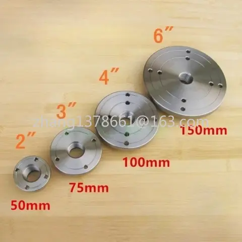 M18 M33 나사식 목공 터닝 머신 척 2 3 플랜지 페이스 플레이트 용 1pc 목재 선반 페이스 플레이트