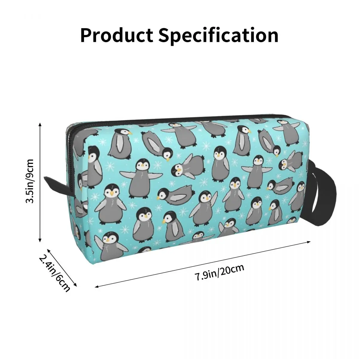 Penguin Chicks Makeup Bag Cosmetic Organizer Storage Dopp Kit Toiletry Cosmetic Bag for Women Beauty Travel Pencil Case