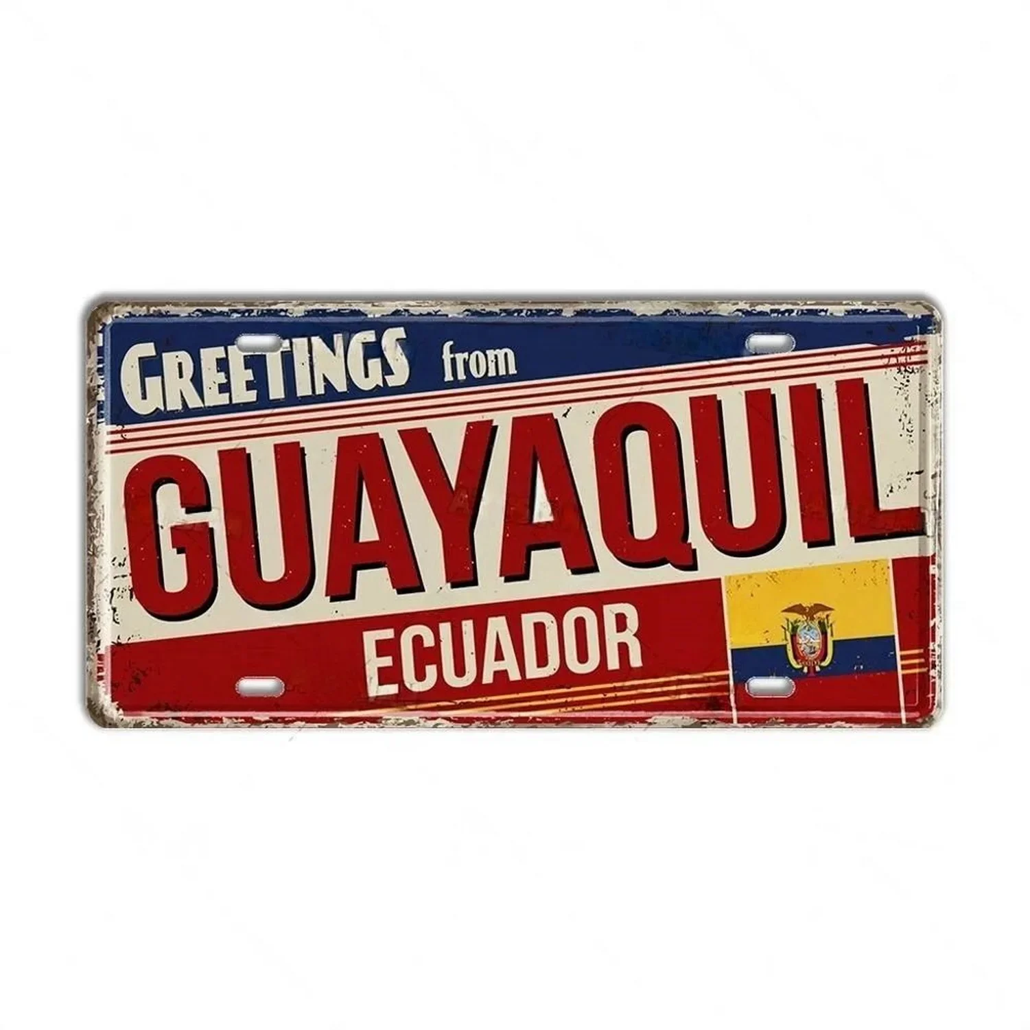 Colombia License Plates Metal Tin Signs for Wall Art Decoration Vintage Tags Metal Automotive Signs For Cafe Bar Club Garage Pub