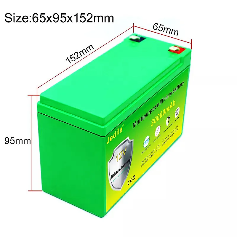 New High-Capacity Lithium-Ion Rechargeable Battery Pack 12V 12800mah. Lt Can Be Used For Children's Car Toys Emergency Lamp