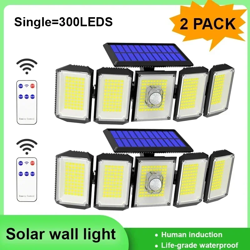 outdoor motion sensor led lights solar powered lampada de parede luzes de inundacao para o patio garden path cabecas 1pc 01