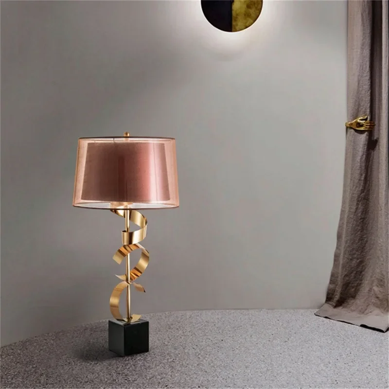 ABEL Contemporary Table Lamp Creative LED Luxury Vintage Desk Light Fashion for Home Hotel Bedroom Living Room Decor