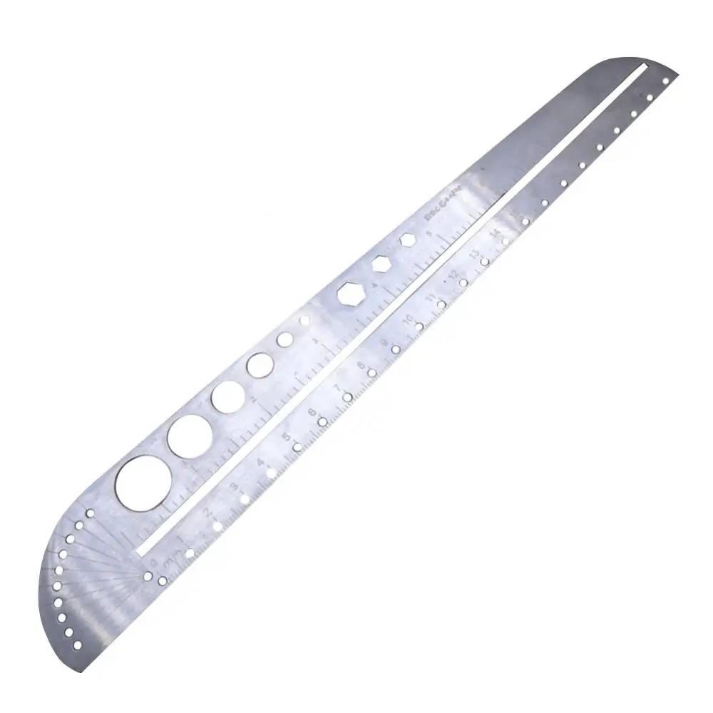 Multifunctional Stainless Steel Angle Protractor Ruler Degree Measuring Tool
