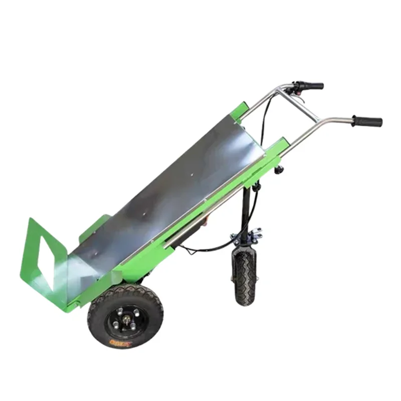 

-forNew Electric Trolley Fully Automatic Moving Car Flat Transport Car Two-wheel Site Tile Decoration Special