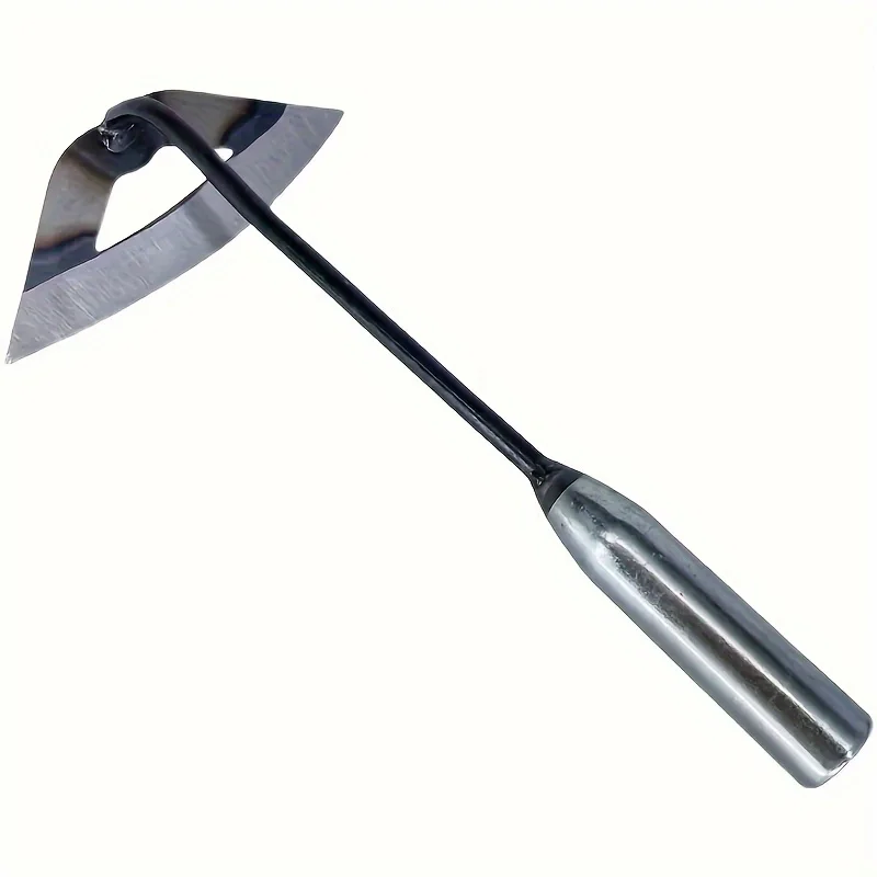 All-Steel Handheld Garden Fork - Efficient Weeding Tool for Vegetable Gardens & Outdoor Gardening. Durable, No Batteries.