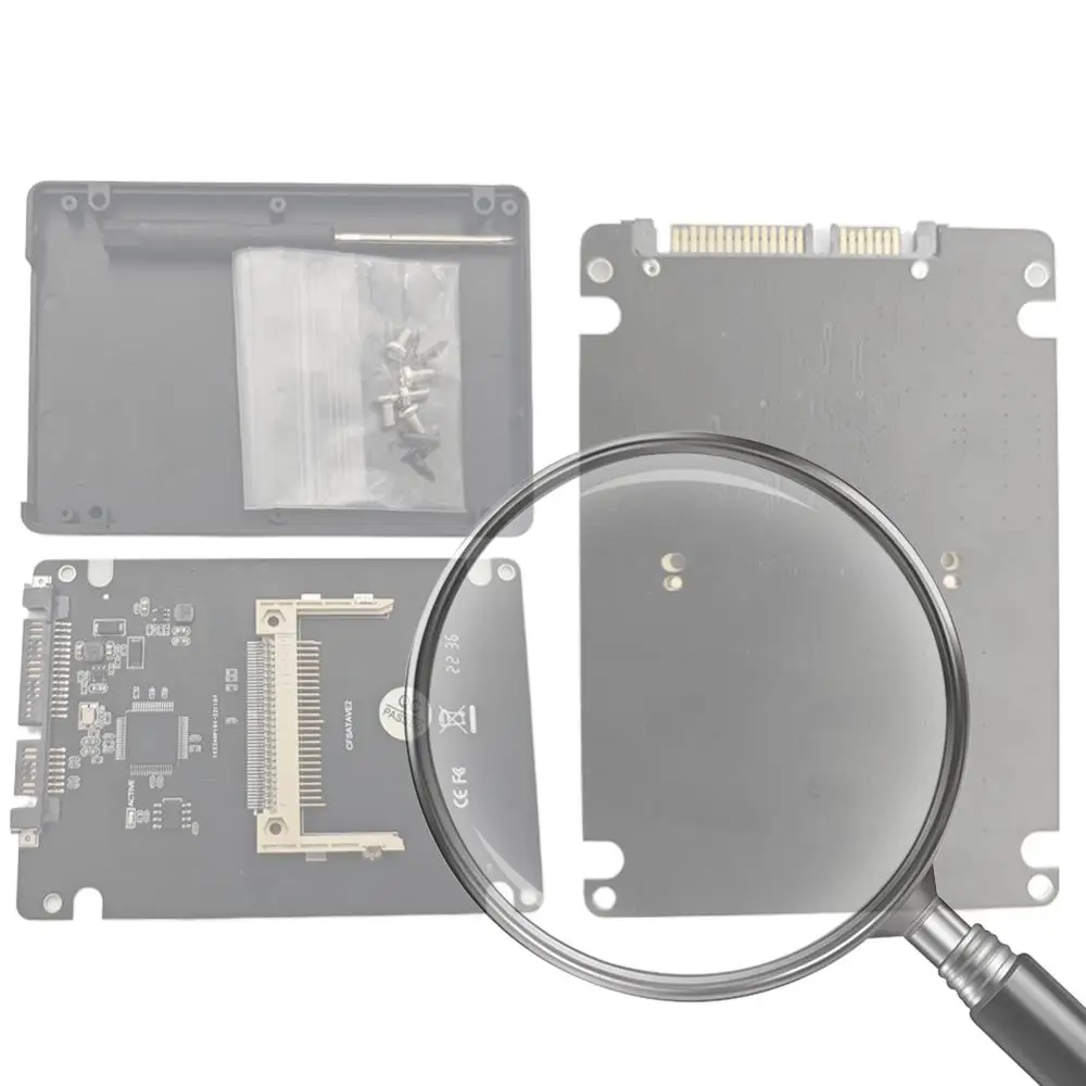 

CF Memory Card To 2.5/3.5 SATA Hard Drive Adapter Support CF I CF II CF To 2.5/3.5inch SATA Adapter Card for Desktop Laptop