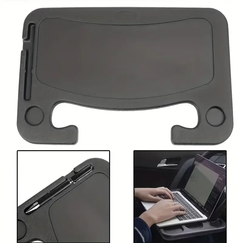 

1pc Multifunctional Car Steering Wheel Tray Table Steering Wheel Storage Rack Storage Board Card Table Car Mounted Dining Tray