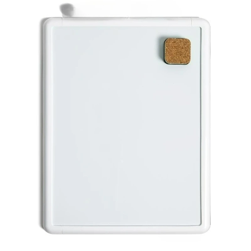8.5 x 11 Magnetic Dry Erase Whiteboard with Durable White Frame