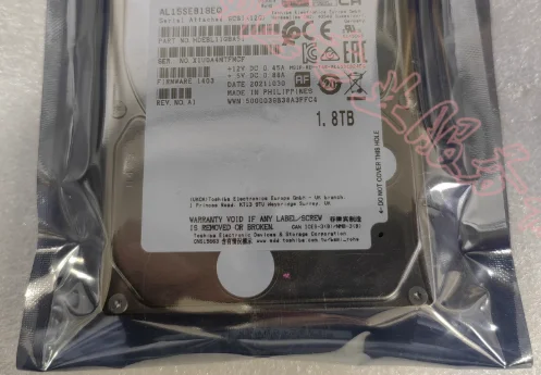 

For AL15SEB18EQ 1.8T 10K 12G SAS 2.5-inch hard drive