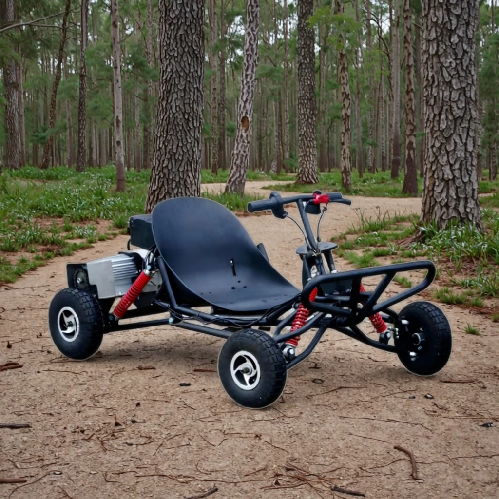 All-Terrain VehicleAdult Off-Road Go-Kart With 750W Power 30km/h Max Speed 120kg Load Capacity Chain Drive For Drifting Outdoor