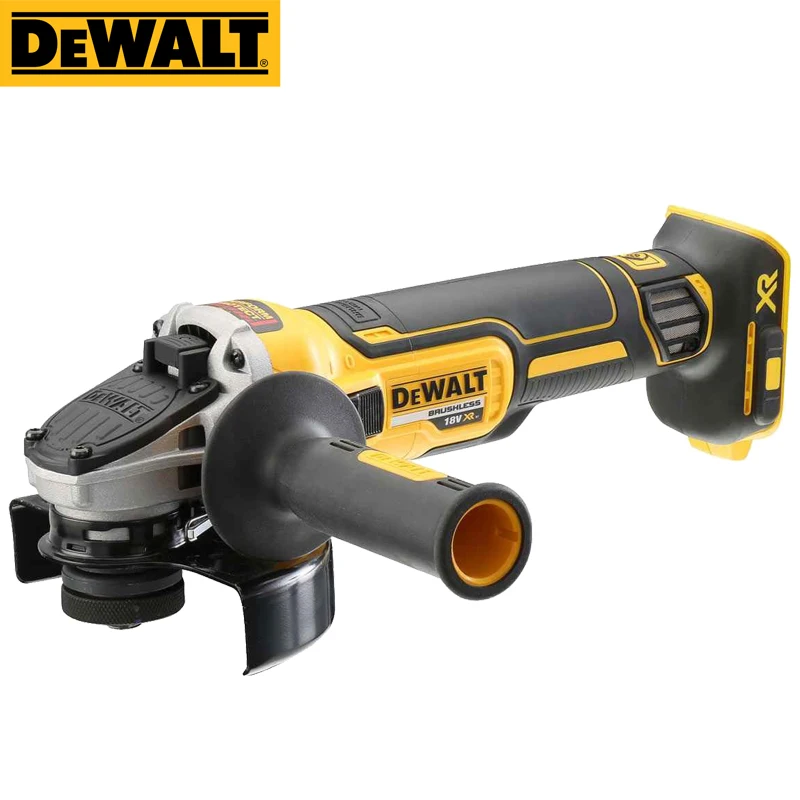 DEWALT DCG405N 100MM Angle 20V Cordless Brushless Grinder Slide Switch Cutting Machine Rechargeable Hand Sander Bare Tool