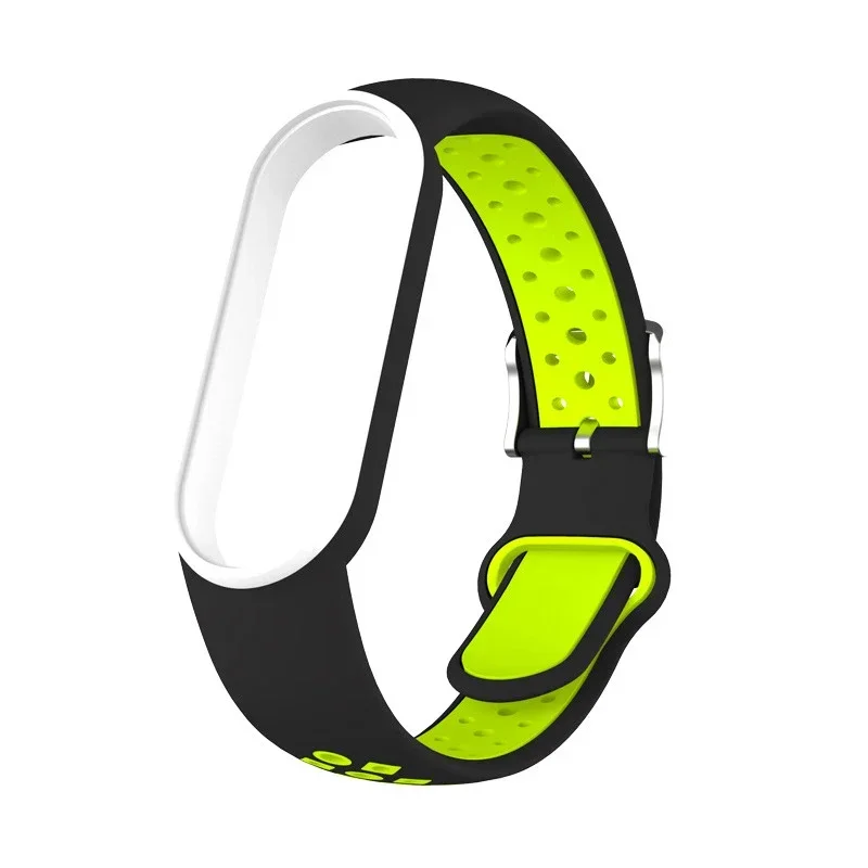 Cinturino sportivo per Xiaomi Mi Band 4 5 6 7 cinturino di ricambio cinturino in Silicone colore cinturino in TPU per cinturino Xiaomi MiBand 3 4 5