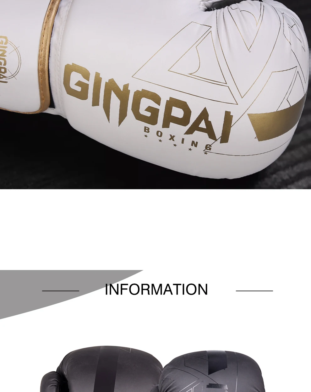 Professionelle 6/8/10/12/14oz Boxhandschuhe PU Muay Thai MMA Beruf Kickboxen Erwachsene Sandsack Trainingshandschuhe Ausrüstung – Detail 13