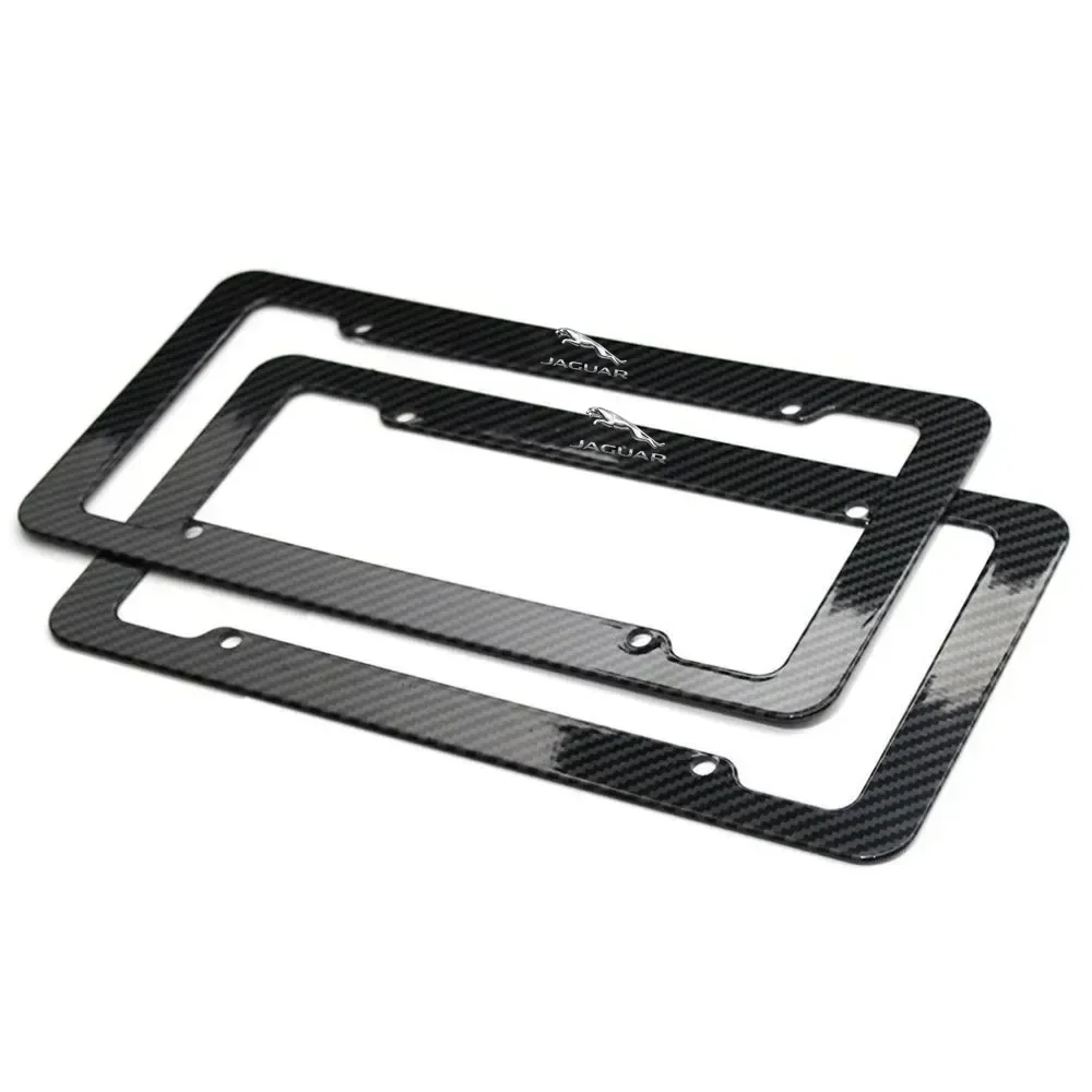 

Stainless Universal License Plate Frame Steel Metal Car For Jaguar XF XE XJ XJ8 X351 F Pace X Type F Type Necklace Tijera Ropa