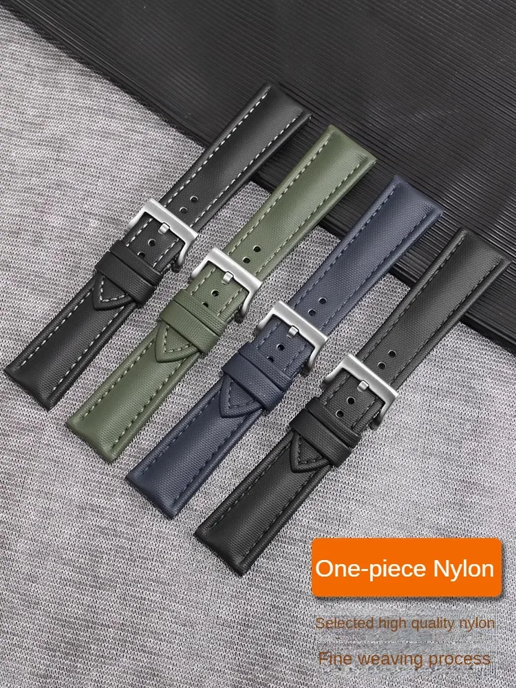 Suitable for Blancpain Fifty Xun Nylon Strap, Blancpain 50~ 5000/5015A Canvas Original Style Strap Men 23mm