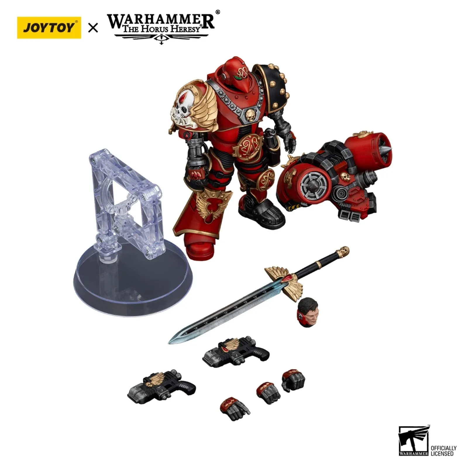 JOYTOY Warhammer 40K Blood Angels Dominion Zephon Anime Figurka Akcji Model Wojskowy