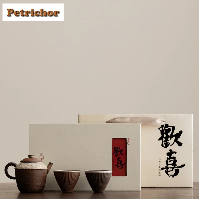 

Tracing Silver Old Rock Clay Tea Set Complete Set Zen Tea Ceremony Set Tea Soaking Teapot And Tea Cup Set Tea Items Craft Gift