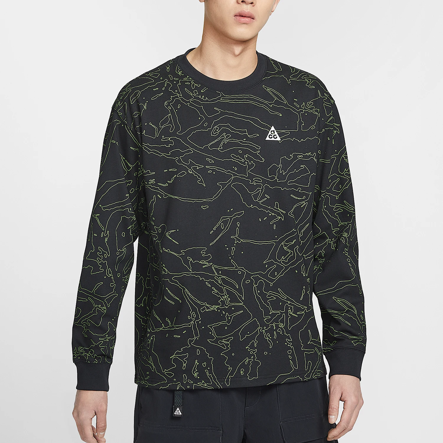 Nike genuine ACG Dri FIT men's sports loose shoulder T-shirt IO1576-010